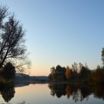 Die romantische Warnow bei Schwaan. 1)