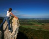 Panoramablick vom Hochfelln auf den Chiemgau und Chiemsee. 1)
